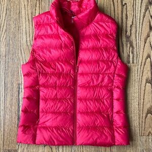 Uniqlo Red Quilted Lightweight Vest